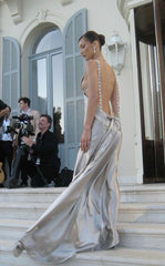 Sexy Long A-Line Backless Evening Party Dress