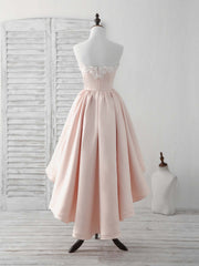 Elegant Pink Sweetheart Neck Short Prom Dress - Perfect for Homecoming & Parties