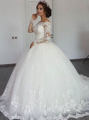 V-Neck Spaghetti Straps Backless A-Line Wedding Dress with Ruffles Tulle Dream