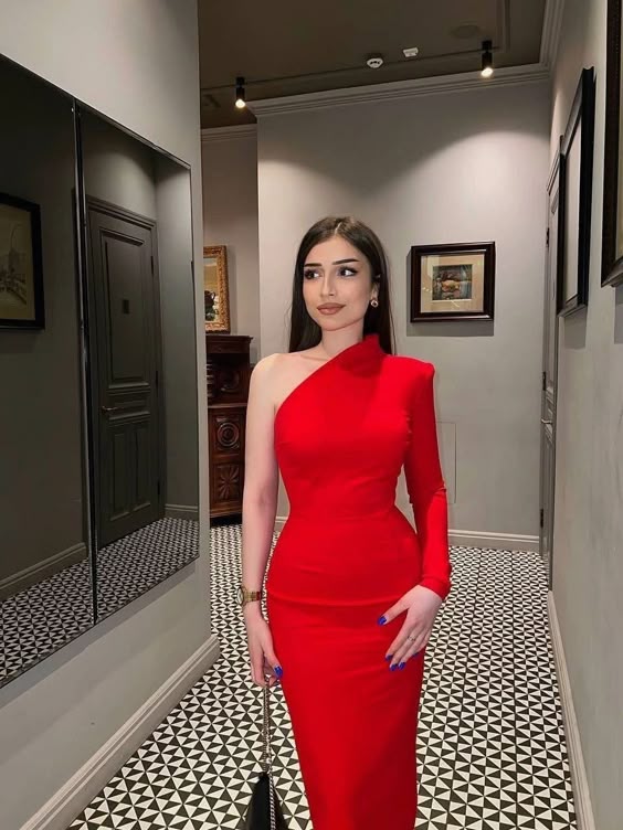 Red Satin Prom Dress Sleeveless Zippered Back Evening Gown