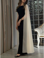 Elegant Long Sheath Evening Wedding Prom Party Formal Gowns Dress