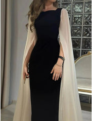 Elegant Long Sheath Evening Wedding Prom Party Formal Gowns Dress