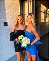 Blue Homecoming Dress for Women, Party Evening Gowns