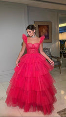 Stunning A Line Long Prom Dresses Fashion Formal Gowns For Women