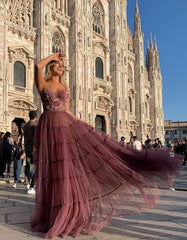 Elegant Backless Prom Gown with Glitter and High Slit, Perfect for Formal Occasions