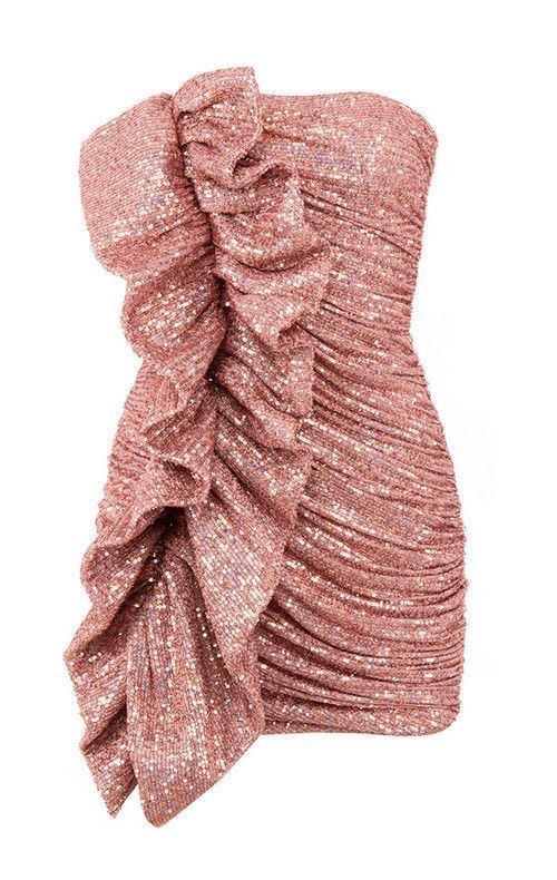 Beautiful Sequin Elegant Short Prom Dress Party Gown