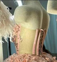 Vintage Short Pink Homecoming Dress with Flowers and Tulle Fabric