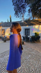 Purple Short Party Dress Fashion Homecoming Evening Gown For Women