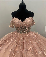 Beautiful Unique Sleeveless Light Pink Ball Gown Evening Formal Dress