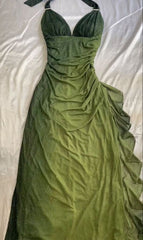 Beautiful Halter Chiffon Prom Dresses