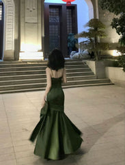 Green Long Elegant Prom Dresses Formal Gowns for Women fg3434