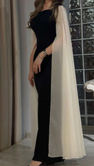 Elegant Long Sheath Evening Wedding Prom Party Formal Gowns Dress