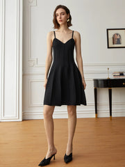 Classic Unique Little Black Dress - DollyGown