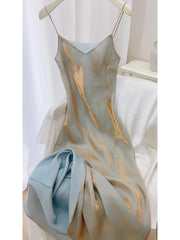 Full Lined Natural Maxi Slip Dress - DollyGown