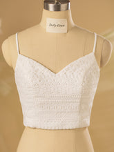 Spaghetti Straps Lace Bridal Top