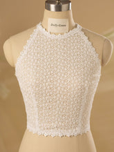 Johan Halter Neck Bridal Lace Top - DollyGown