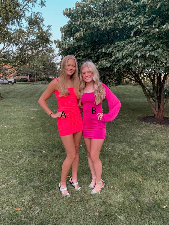 Pink Short Party Homecoming Dress Perfect for Ladies