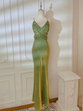 Semi-Formal Sage Green Dress for Wedding Guest - DollyGown
