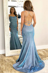 Elegant Mermaid Long Evening Dress with Strings Back: Perfect for Prom and Formal Events
