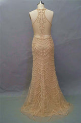 Sleeveless Black Sequin Mermaid Prom Dress for Formal Events