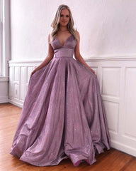 Elegant Sparkly Sequin Spaghetti Straps Evening Dress for Prom & Special Occasions