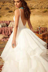 A-Line Off-the-Shoulder Wedding Dress with Elegant Tulle Lace Detailing OD1444