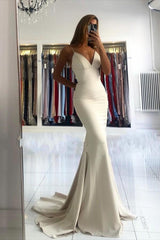 Elegant Spaghetti-Straps Mermaid Prom Dress for Women - Perfect Evening Attire