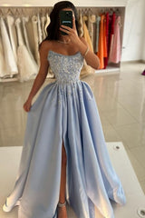 Elegant Strapless Satin A-Line Prom Dress with Ruched Sequins Detailing