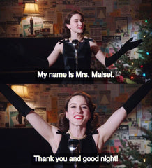 1950s Little Black Vintage Mrs. Maisel Dress - DollyGown