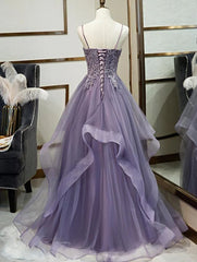 2023 New Arrival Lace Top Prom Dress with Ruffle Skirt - DollyGown