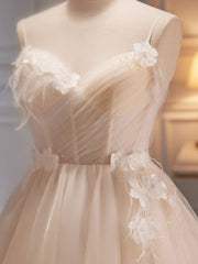 Cute Strapless White Sheer Homecoming Dress Short Wedding Dress - DollyGown
