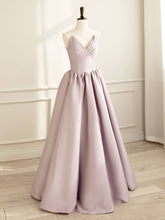 Stylish Drop Waist Satin A-line Formal Dress Evening Dress - DollyGown