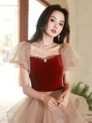 Sweet Tiered Short 8th Grade Dance Dress Juniors Homecoming Dress - DollyGown
