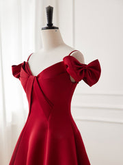Red Short Formal Dress Juniors Homecoming Dress - DollyGown
