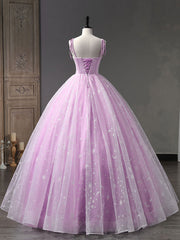 Lilac Ball Gown Corset Quinceanera Dress Sweet 16 Dress - DollyGown