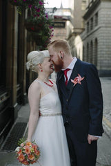 Affordable Romantic Tulle Tea Length Country Style Wedding Dresss,20110636 - DollyGown