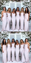 Boho Summer Sheath Simple Long Bridesmaid Dresses,Wedding Party Dress,GDC1120-Dolly Gown