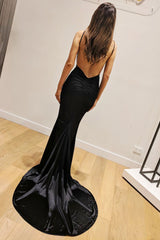 Tight Prom Dress,Bodycon Prom Dress,Black Prom Dress,Long Mermaid Prom Formal Graduation Dress,20081627
