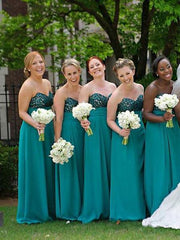 Teal Bridesmaid Dresses,Rustic Bridesmaid Dresses,Long Bridesmaid Dresses,GDC1014