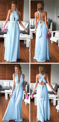 Infinite Bridesmaid Dresses,Convertible Bridesmaid Dresses,Blue Prom Dress,Sexy Prom Dress,Robe De Soiree,Fs038-Dolly Gown