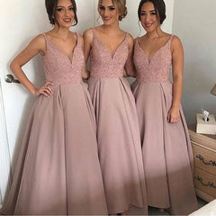 Blush Bridesmaid Dresses,Beaded Bridesmaid Dresses,Blush Pink Bridesmaid Dresses,Robe de Demoiselle D'honneur,FS046-Dolly Gown