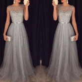 Grey Prom Dress,Long Prom Dress,2021 Prom Dress,Fashion Formal Dress,MA121-Dolly Gown
