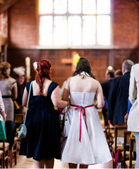 Halter Neck Rockabilly Vintage 50s Style Short Wedding Dress,Marilyn Monroe Wedding Dress,20101611-Dolly Gown