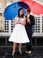 Halter Neck Rockabilly Vintage 50s Style Short Wedding Dress,Marilyn Monroe Wedding Dress,20101611-Dolly Gown