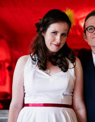 Halter Neck Rockabilly Vintage 50s Style Short Wedding Dress,Marilyn Monroe Wedding Dress,20101611-Dolly Gown