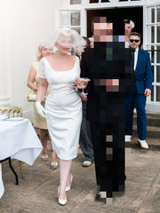 Marilyn Monroe Wedding Dress Vintage Short Sheath Wedding Dress 20110229-Dolly Gown