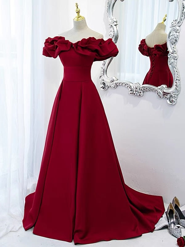Off the Shoulder Red Prom Dress Black Girl Slays Off the Shoulder Red Prom Dress Black Girl Slays
