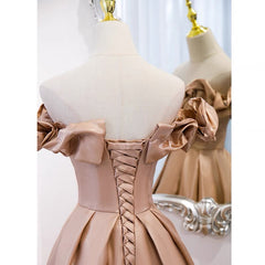 Princess Champagne Ball Gown Prom Dress - DollyGown