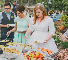 Rockabilly Plus Size Long Sleeve Tea Length Audrey Hepburn 50s Style Wedding Dress 20102821-Dolly Gown