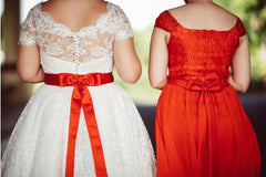 Vintage Tea Length Lace Princess 1950s Retro Style Country Wedding Dress,20103150